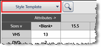 Select Style Template